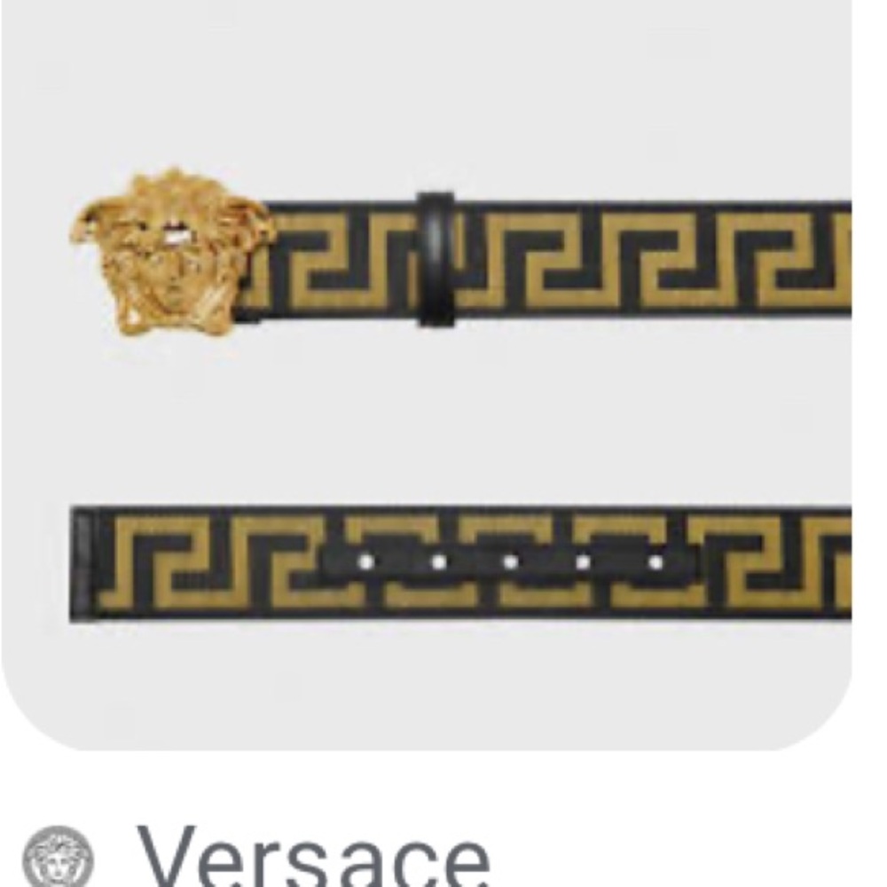 Versace authentic men’s belt original price $400+
